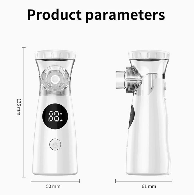 Halo Mist nebuliser size reference