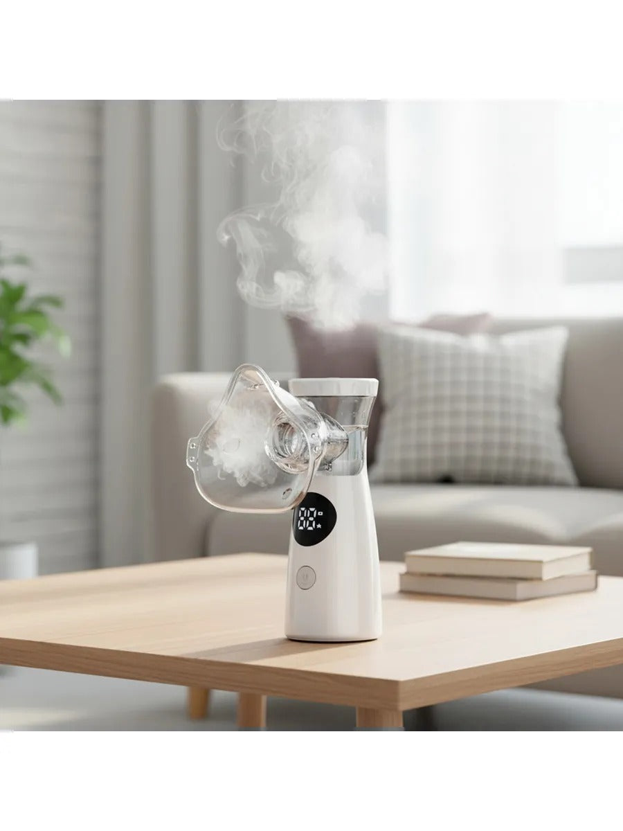 Halo Mist nebuliser on a table at home